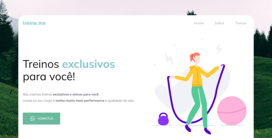 Projeto Treine-me - Variedade de treinos personalizados projetados para atender às suas necessidades